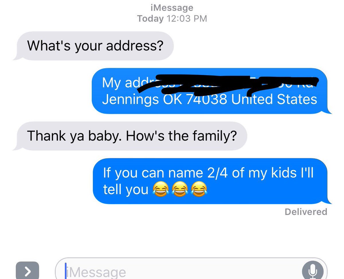 autagreenfield's tweet photo. Things I say to my dad (edited so crazy ok don't know my address) https://t.co/7IxNXov9EK