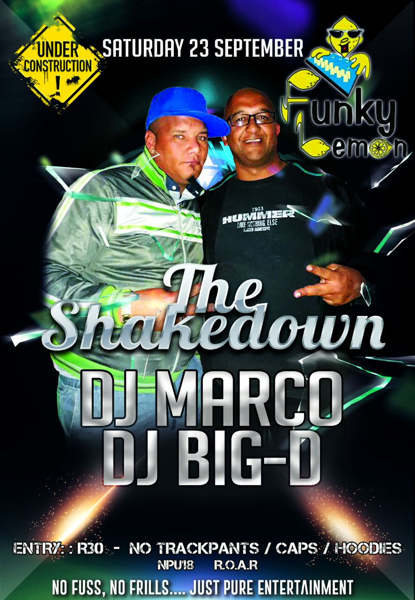 DeeJayMarcoJ's tweet photo. Saturday and Sunday #Funky_Lemon_Saldahna #DjMarcoGHFM #DJBigD #DjDevon #DjOnTheMoVe #YtStiEkiSiMainDinG #WeekendVibes #awesomeness https://t.co/iUJecANS5a