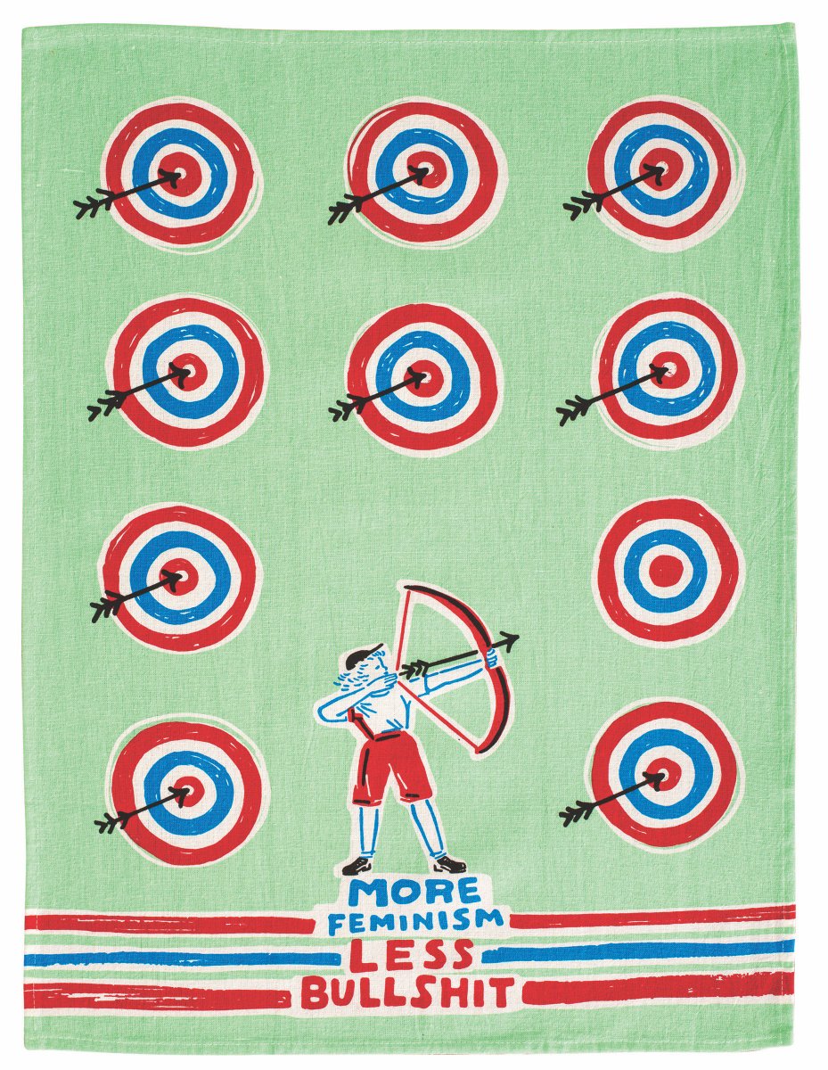 What's it gonna be? #feminism or #bullshit? Only one choice with these tea towels from the wonders <a href="/blueqness/">Blue Q</a> incognito-uk.co.uk/products/blue-…