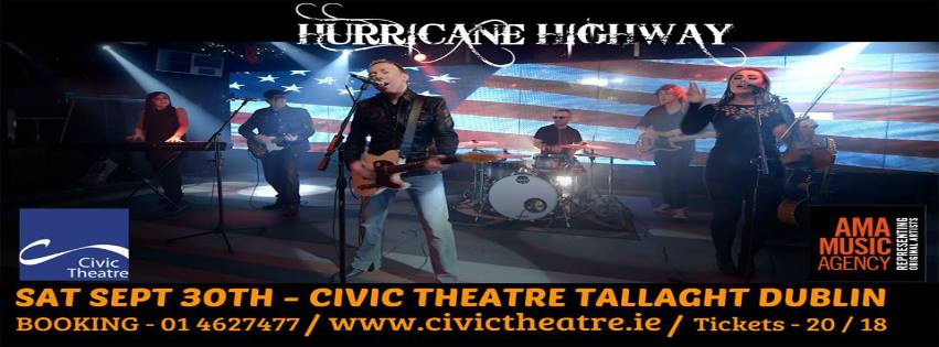 Tickets Now On Sale civictheatre.ticketsolve.com/shows/873577494… #civictheatretallaght #hurricanehighway #Dublinconcert