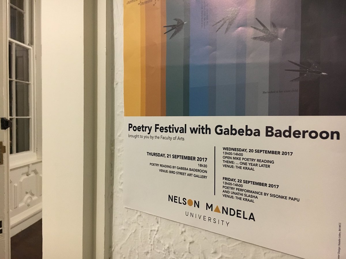 ElvisPresleyOne's tweet photo. @SelwynMilborrow with Prof Gabeba Baderoon from Pennsylvania University who shared poetry from a new book for release in 2018! https://t.co/2kVP1WhViX