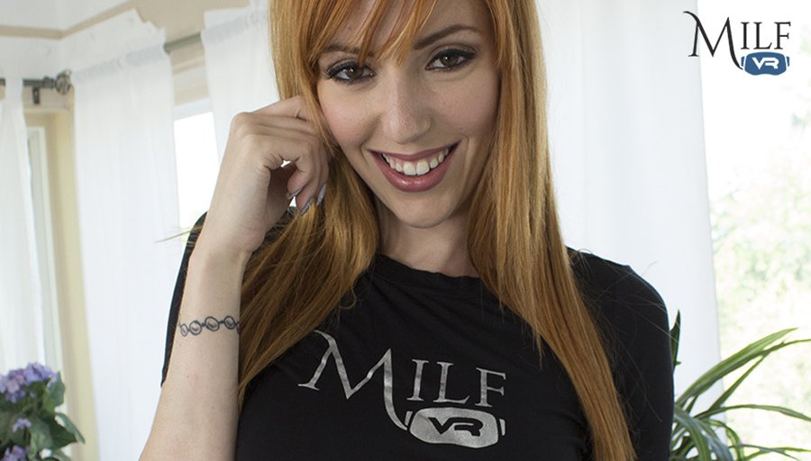 “Enjoy SFW #BehindtheScenes photos of @LaurenFillsUp from her #VR scene, &a...