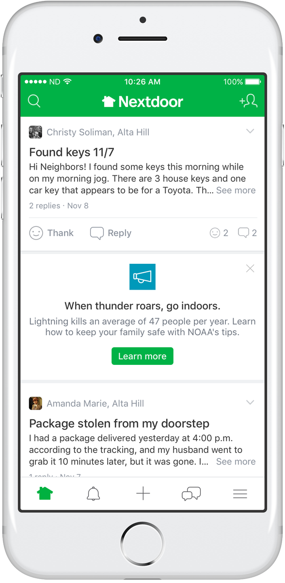 WRNAmbassadors's tweet image. .@Nextdoor is a WRN Ambassador of Excellence at national-scale. Helping spread weather safety info &amp;amp; connecting neighbors in times of need.
