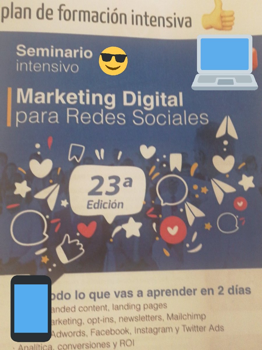 Alemadrigalcr's tweet photo. Cuando dijeron que era curso intensivo, se quedaron cortos!! #commcr #CommunityManager https://t.co/fRMd94rCOd