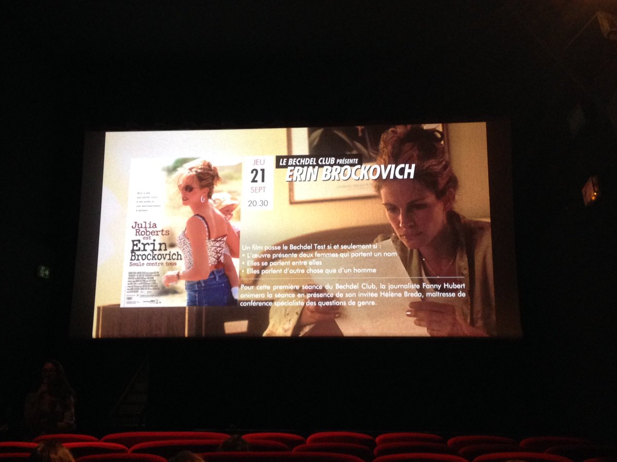 FranceDVGN's tweet photo. Ce soir aussi : première séance du #BechdelClub, ciné-club qui ne présente que des films qui passent le test de Bechdel. https://t.co/0144tXT6TA