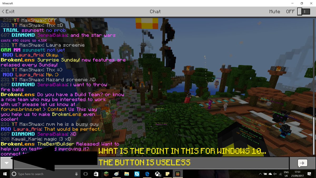 HazardTheAD's tweet image. @Mojang @Microsoft @Minecraft @_tomcc @jeb_ @Chupacaubrey #MinecraftWindows10