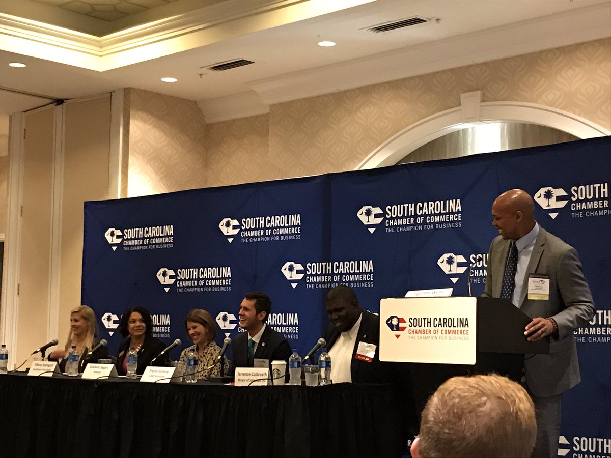 brandonagency's tweet image. Enjoying the panelists that are making a difference in our state. #SouthCarolina @LeadSCSummit #LeadSC2017 @MBAChamber