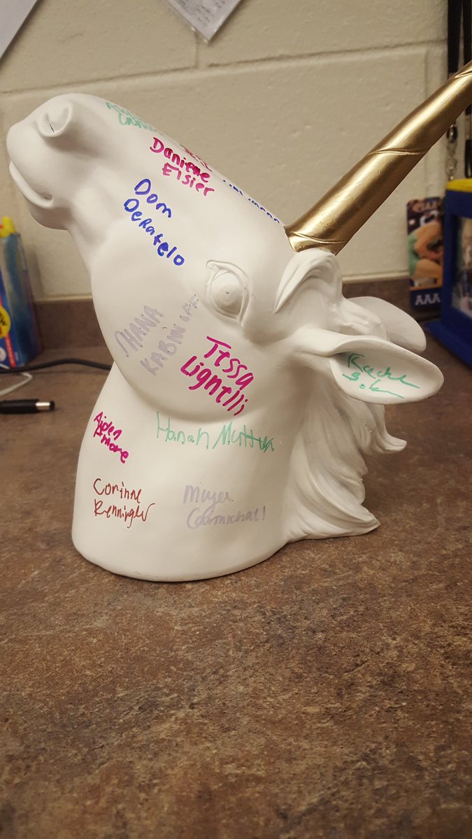 davidjones_22's tweet photo. They stepped up to the challenge and got on that #HumanPhysUnicorn! #bashpe https://t.co/OehPyFUmyH