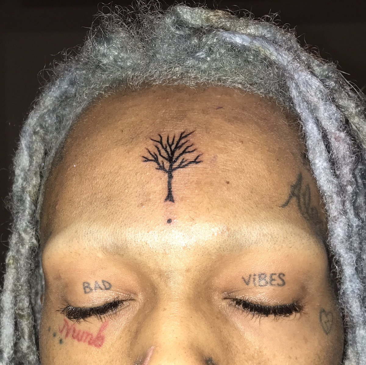 it's history every time I tattoo this fuckers face @xxxtentacion.