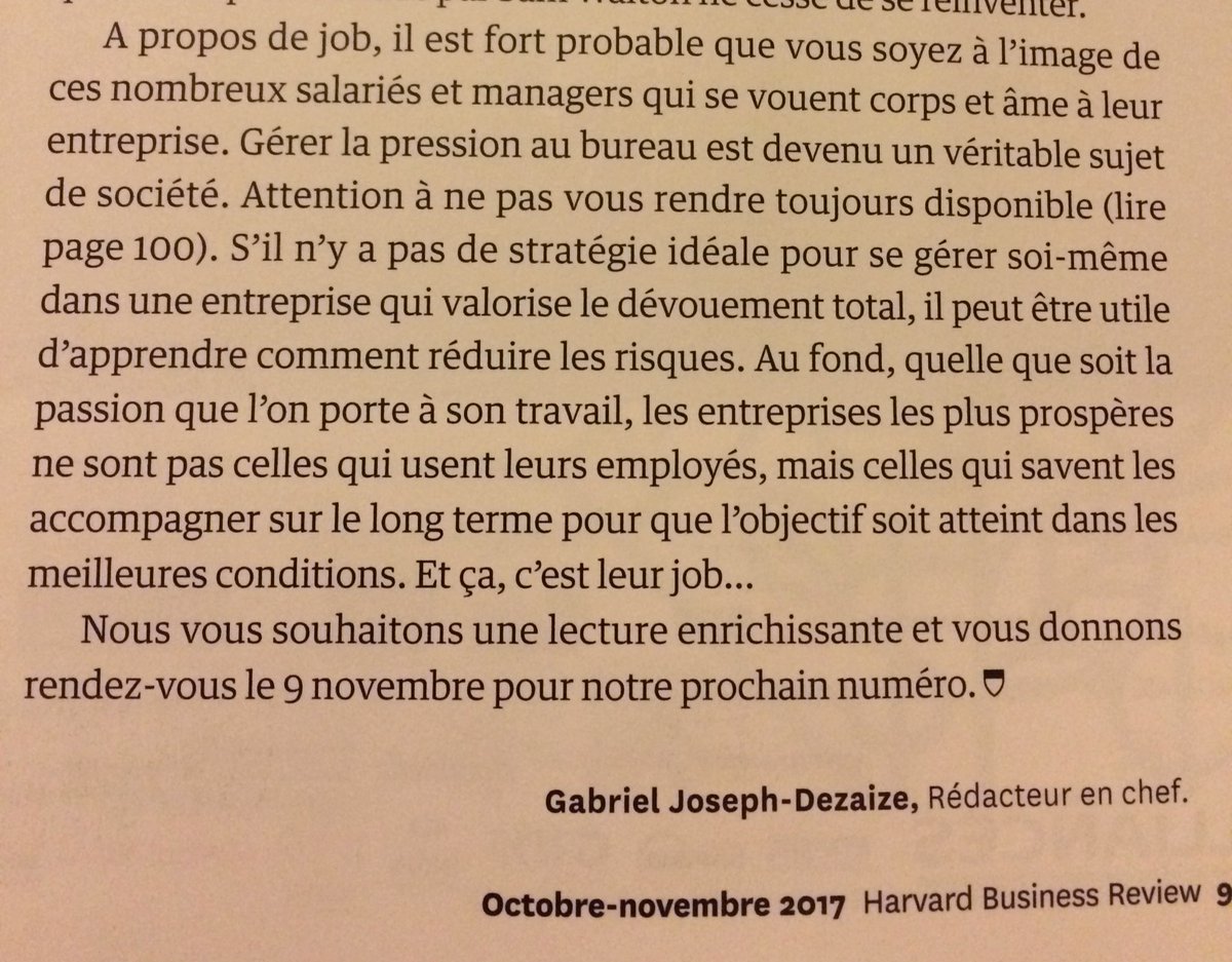 L'édito de <a href="/HBRFrance/">HBR France</a> : de circonstance le jour de <a href="/LivingOrgs/">Living Orgs</a> ! #Management
