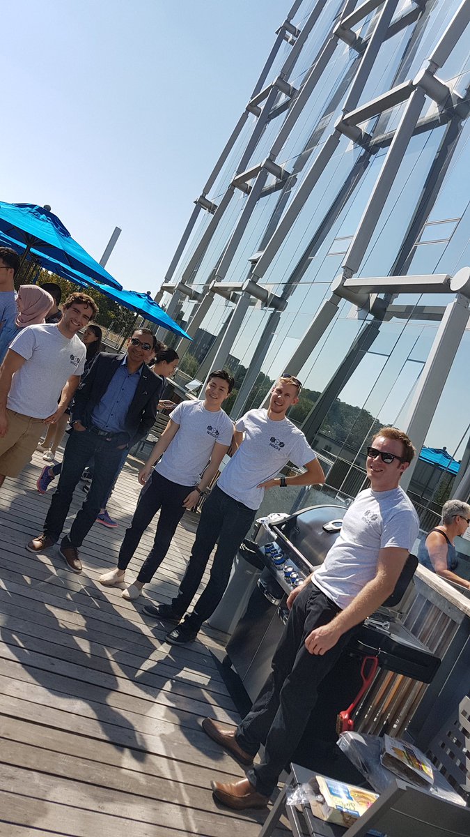 afrancq's tweet photo. The @WINGSS_UW team showcasing the new BBQ with @WINano Executive Director S. Mitra. https://t.co/Vnoxpzyaz2