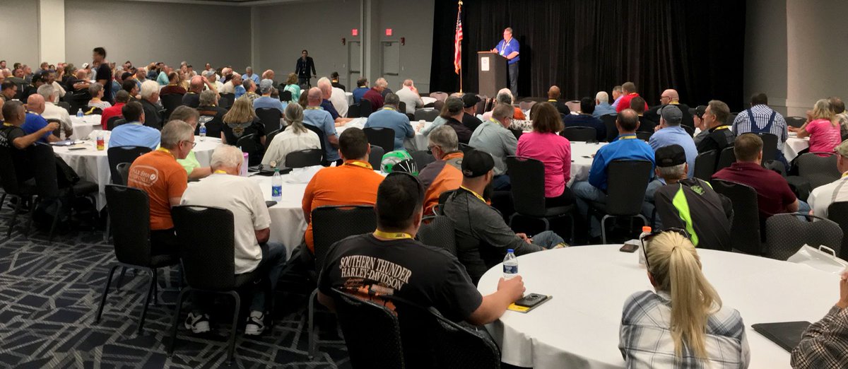 MSF__USA's tweet image. MSF RiderCoaches regularly hone their skills. Hundreds of RiderCoaches are in Columbus, OH attending the #MSF #IRETS workshop at @AIMExpo.