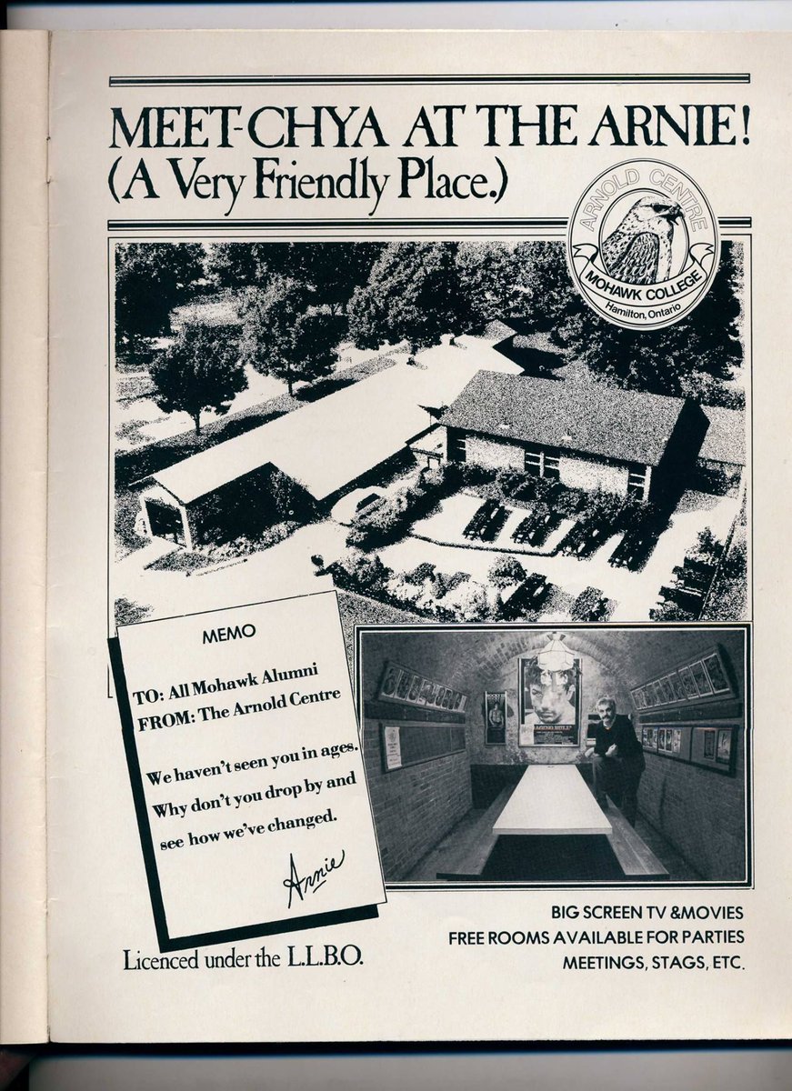 MohawkCollege's tweet photo. Check out this vintage ad for the Arnie from 1976 #Mohawk50 #Amazing50 #Memories #ThrowbackThursday https://t.co/oOJqpitefp