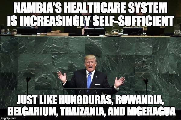 Vadoinafrica's tweet photo. Vadoinafrica o vadoin#Nambia?

Grazie Donald, senza di te ci sarebbe un #AfricanMeme in meno! 😛 https://t.co/1LIWIQmKmG