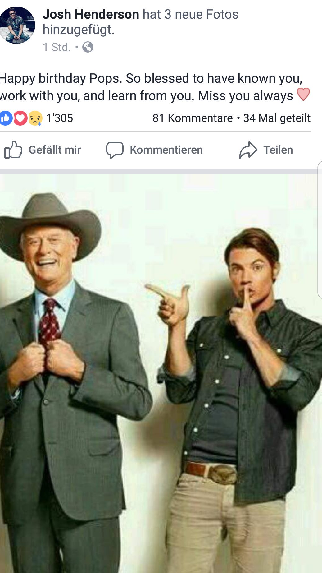 Happy Birthday Larry Hagman 