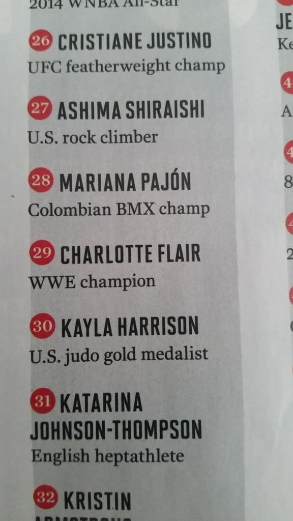 psychoj1983's tweet photo. @BustedOpenRadio @MsCharlotteWWE is the 29th fittest woman according to Sports Illustrated. #BustedOpenLive https://t.co/zDbrTv5jCI