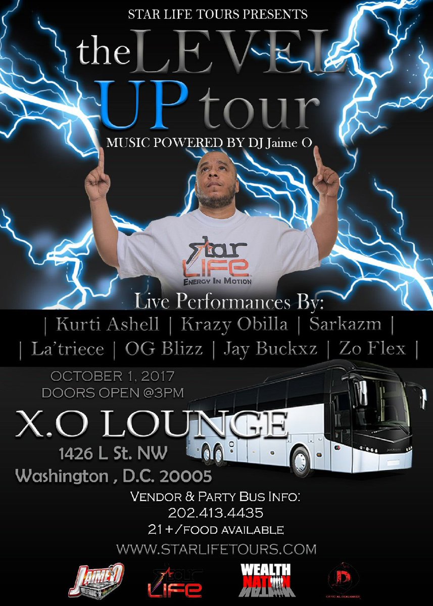 knowmorbsallowe's tweet image. TIME TO LEVEL UP!!!! Come Party w/ us!!!! OCTOBER 1st XO LOUNGE 1426 L St NW DC! VENDORS GALORE! Music 🎶 WEALTH NATION IN DA BLDG!