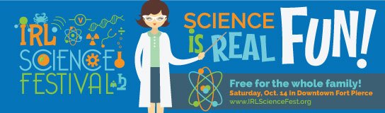 St. Lucie County (@stluciegov) on Twitter photo Have you seen the new billboard on US 1 for the <a href="/IRLScienceFest/">IRL Science Festival</a>? Thanks @OutfrontMediaUS Save the date Oct. 14! #TCPalmSocial Have you seen the new billboard on US 1 for the <a href="/IRLScienceFest/">IRL Science Festival</a>? Thanks @OutfrontMediaUS Save the date Oct. 14! #TCPalmSocial