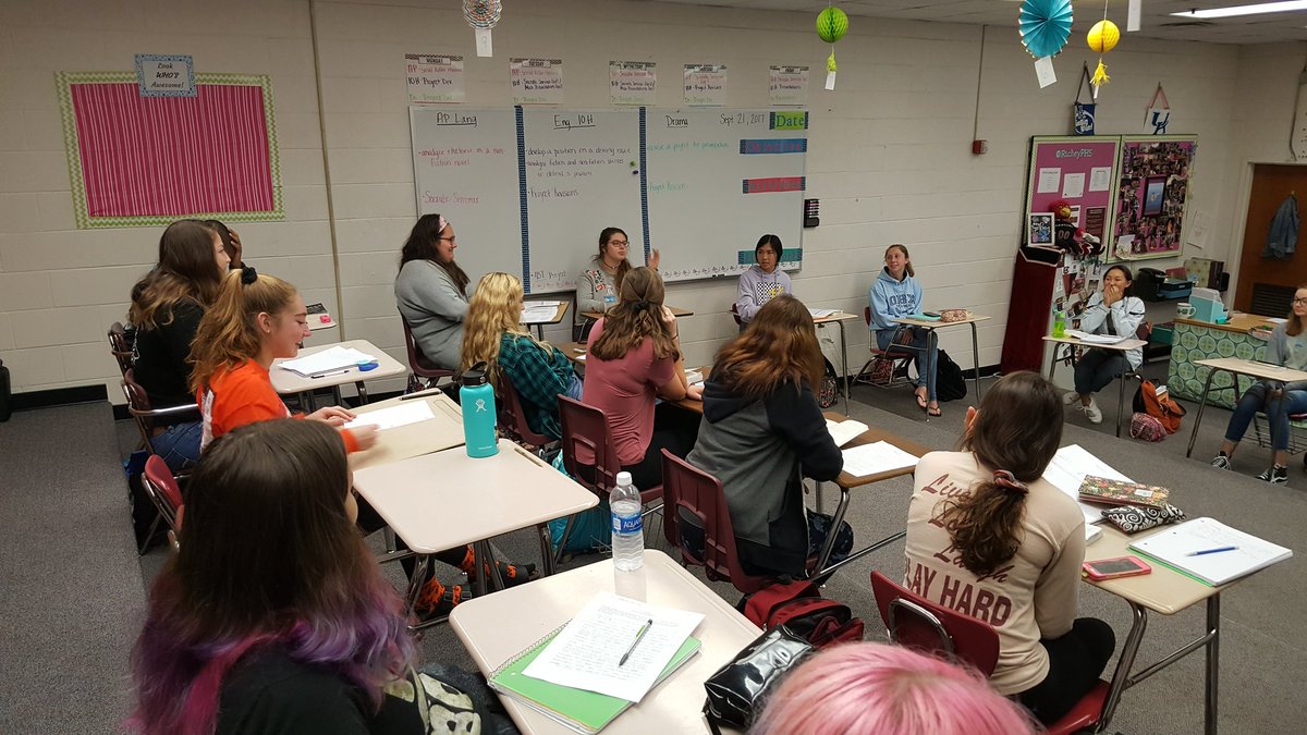 Richey0616's tweet photo. #SocraticSeminars are my favorite - LOVE hearing what my kids know in their own words. ππ‘ #APEng11 https://t.co/tRT8nlyMhx