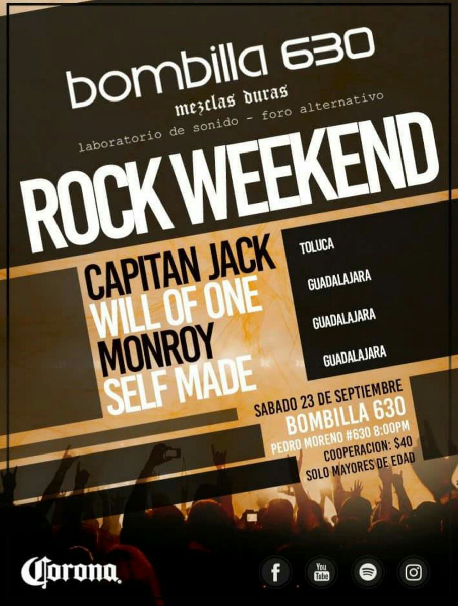 monroyband's tweet photo. Este sabado estaremos recibiendo viveres en @Bombilla630 

#PrayForMexico https://t.co/lPL9DRSBet
