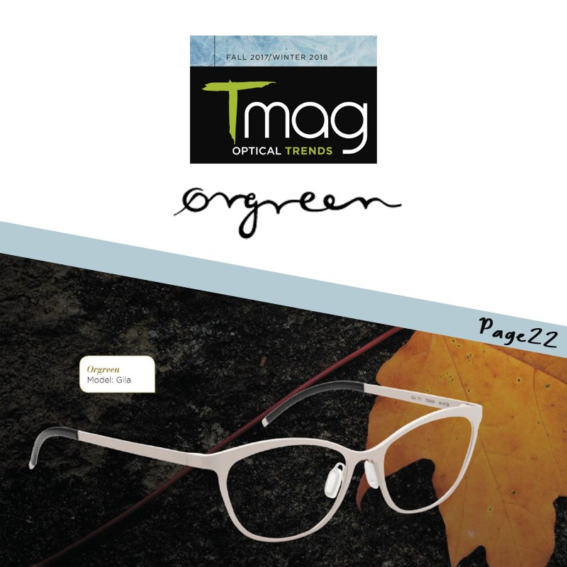 Prismeoptical's tweet image. Tmag magazine showed trendy style for fall '17 + winter'18, #Orgreen , to purchase or get more informations : ow.ly/PSmf30fgXej