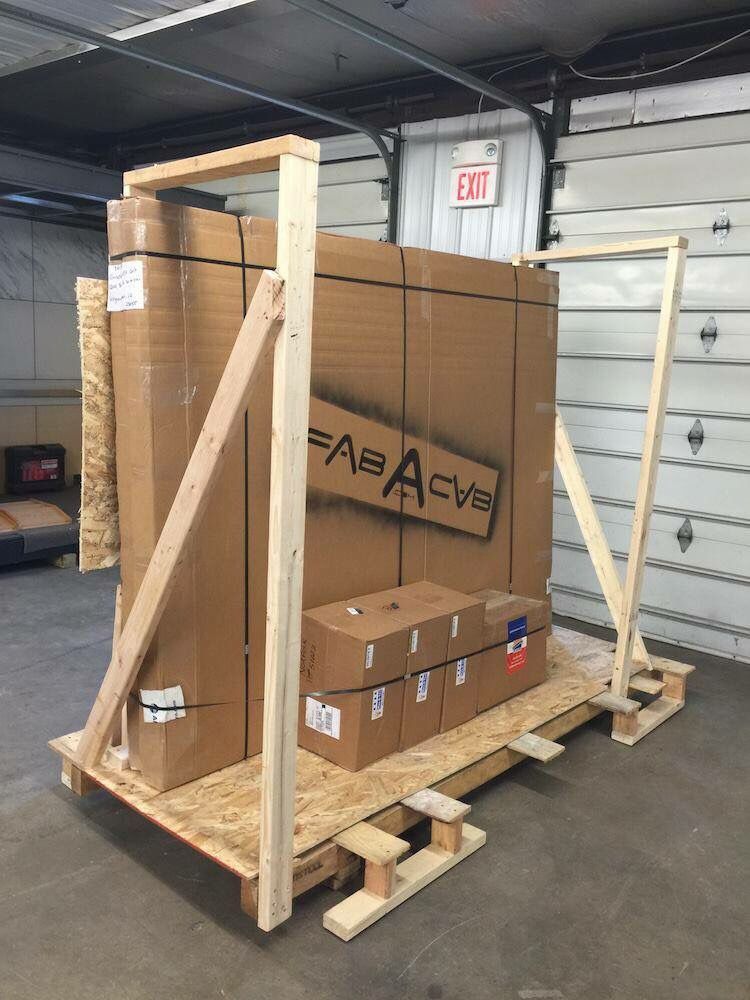 fabacab's tweet image. A HUGE project headed out the door! #fabacab #elevator