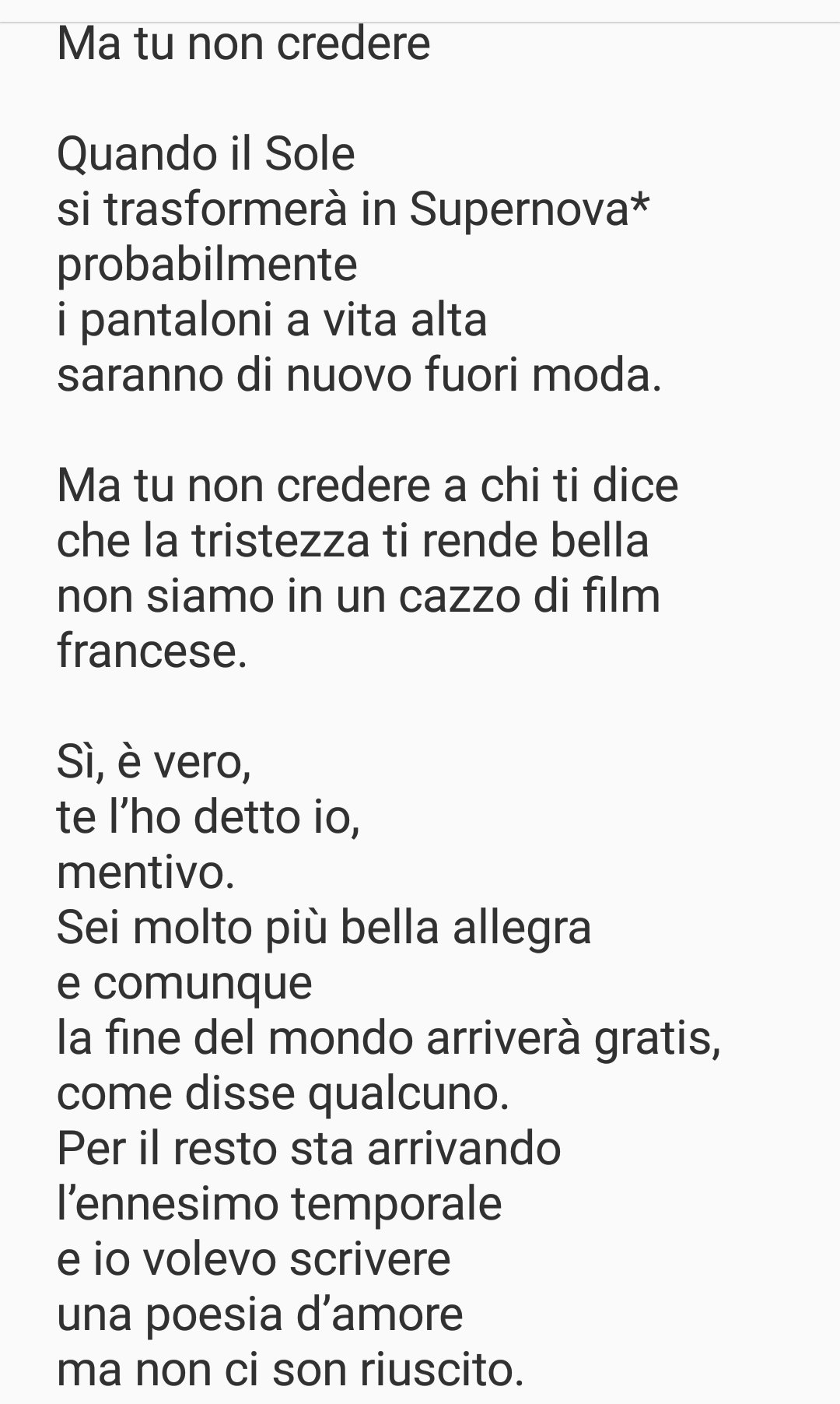 Distintapero Ma Tu Non Credere A Chi Ti Dice Che La Tristezza Ti Rende Bella Non Siamo In Un Cazzo Di Film Francese Guidocatalano T Co Nwei33a7vn