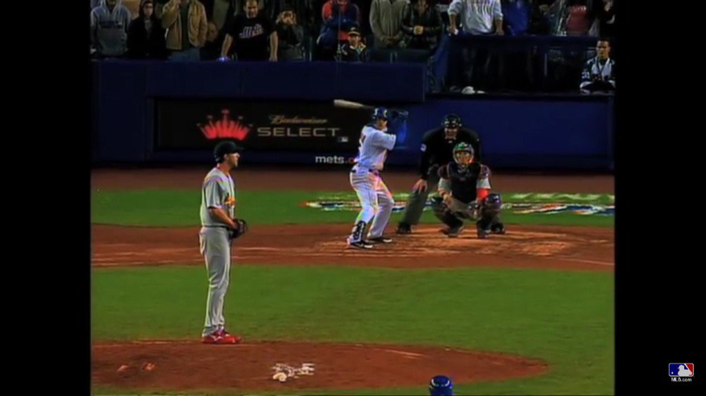 hochman's tweet photo. Never noticed - before Wainwright throws his famous pitch in 06, it looks like he's prematurely coronated by the ad: https://t.co/oRRg18azpm