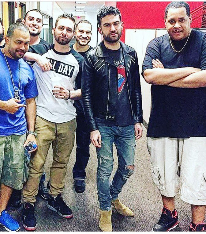 #tbt with <a href="/BooyahRiot/">Booyah Riot</a> @DrewsOnAir 
<a href="/atrak/">Trizzy Gillespie</a> <a href="/DJGQ/">DJ GQ</a> <a href="/DJEPPS/">DJ EPPS</a> <a href="/Y100MIAMI/">Y100.7 Miami</a> studio :)