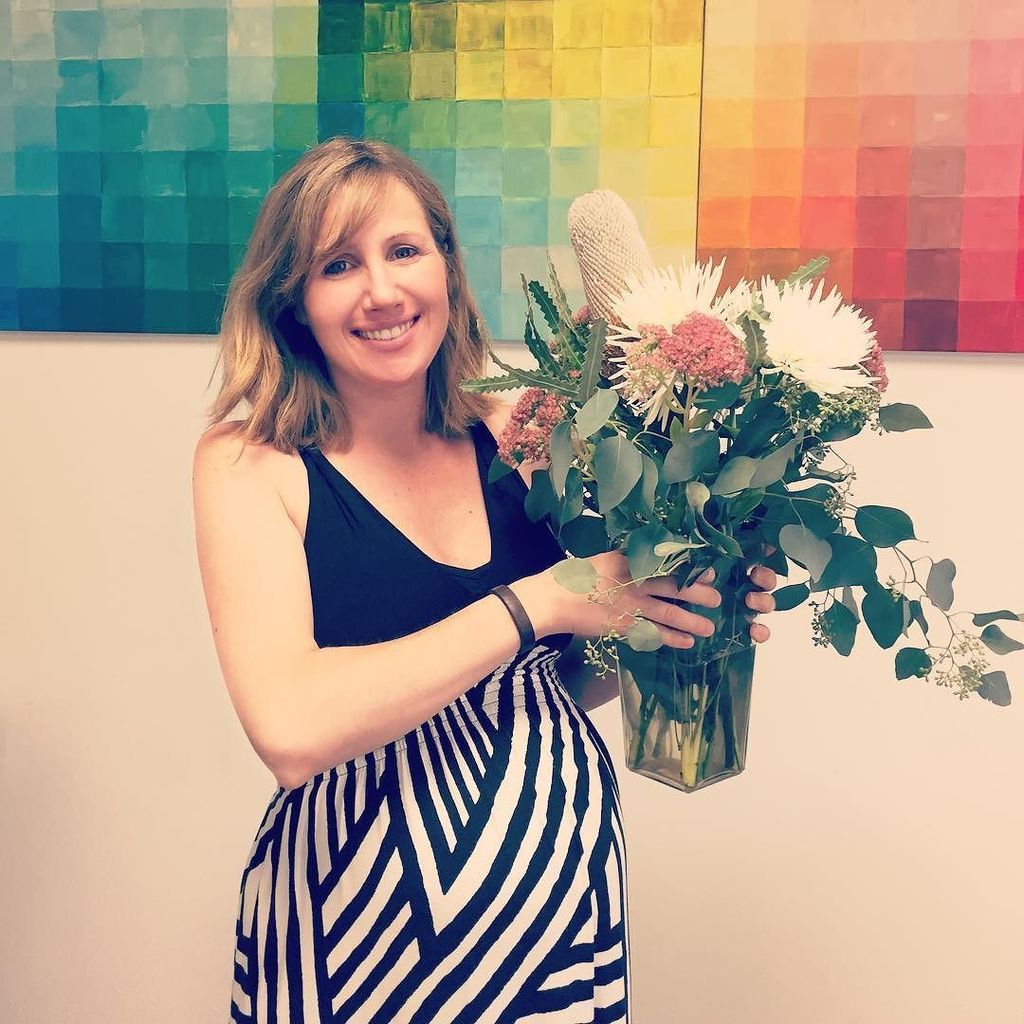 My team gave me flowers today--just because!! #ilovemyteam #babybump #36weeks #butthatsnotwhytheygavemeflowers #ju… ift.tt/2xkEQmD