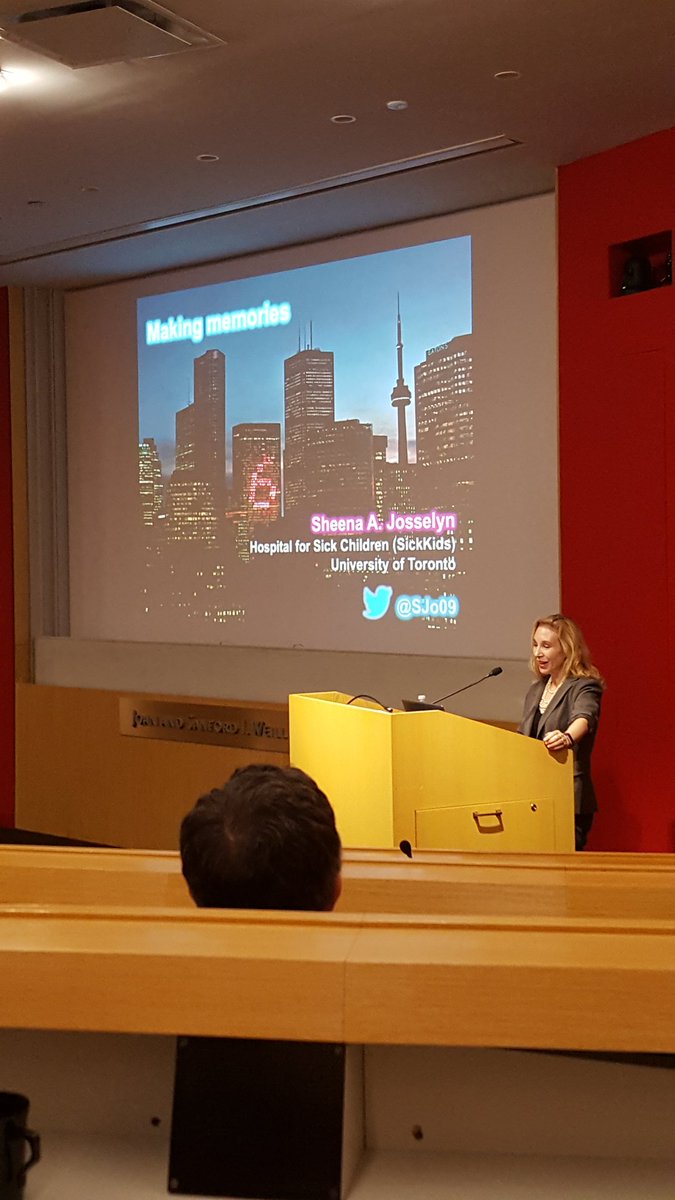 The amazing Sheena Josselyn <a href="/sjo09/">Sheena Josselyn</a> in the house <a href="/WeillCornell/">Weill Cornell Medicine</a> !