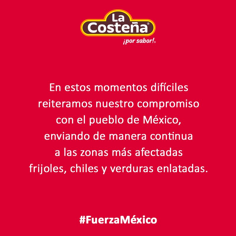La Costeña tweet media