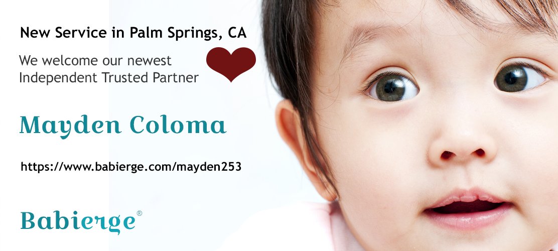 BabyQuipPhoenix's tweet photo. Mayden C. is happy to begin delivering the comforts of #babygear to all families in sunny #PalmSprings, #California! https://t.co/gj7q82TvJd https://t.co/WbsA8rhzcl