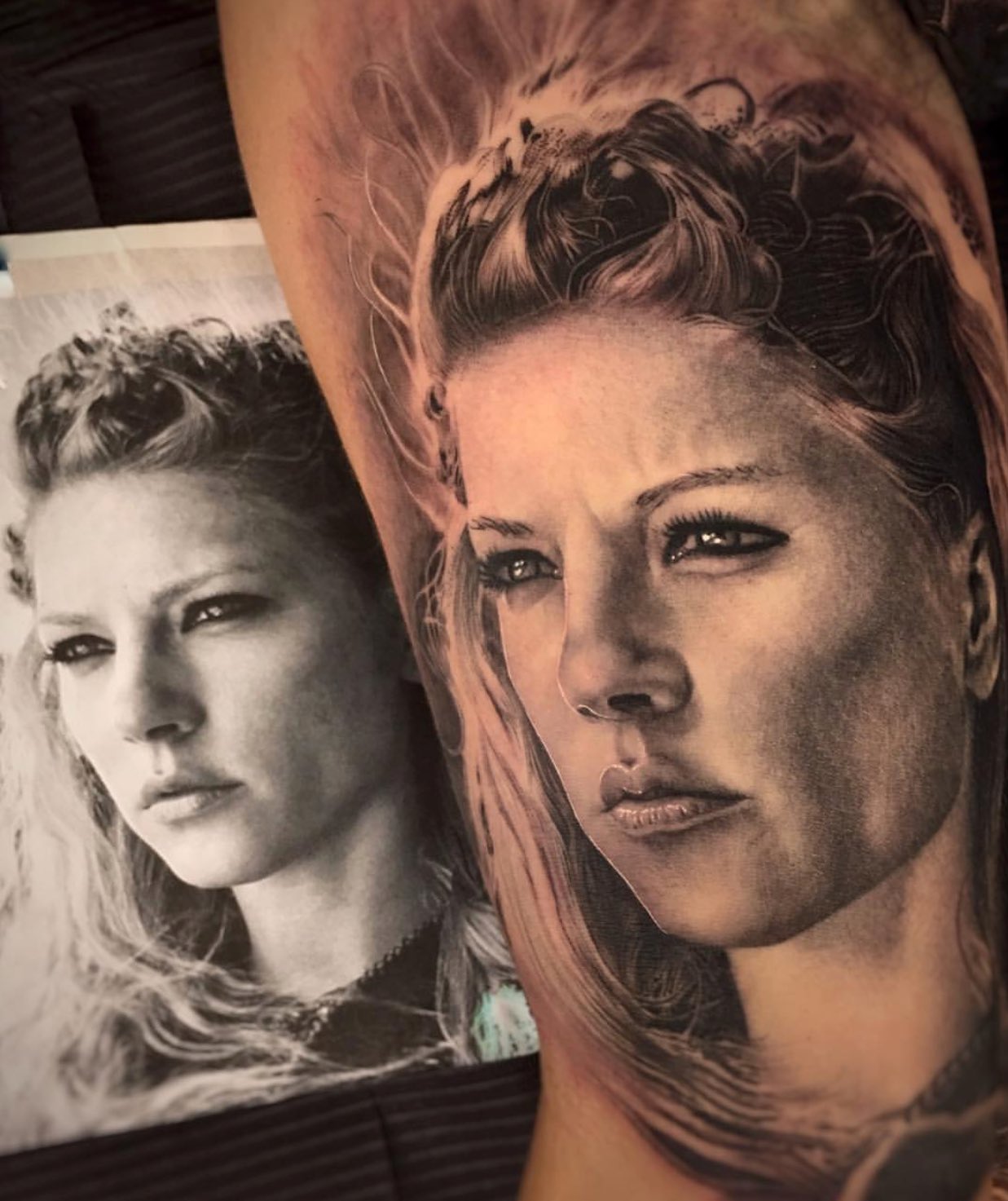 Katheryn Winnick on X: Wow. 👍#ink #tattoo #Lagertha  t.coElAYSHTDPj  X