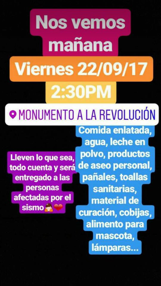 FridamtzgFrida's tweet photo. @SoyBienMamon Nos unimos varios clubs de fans para ayudar!! Toda ayuda cuenta ! RT

https://t.co/3iWvESMygV https://t.co/ya5JY9LGZb