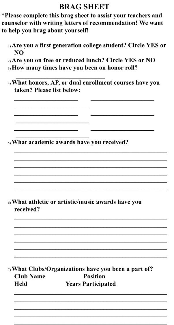 Printable Brag Sheet pin-on-sample-letters-and-letter-templates
