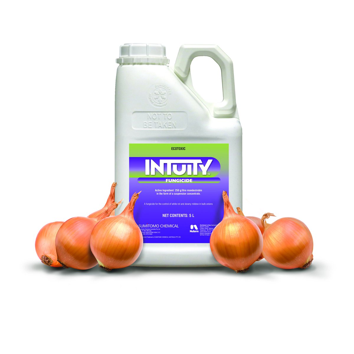 Intuity Fungicide is now available for the control of white rot and downy mildew in onions nufarm.com/NZ/Intuity