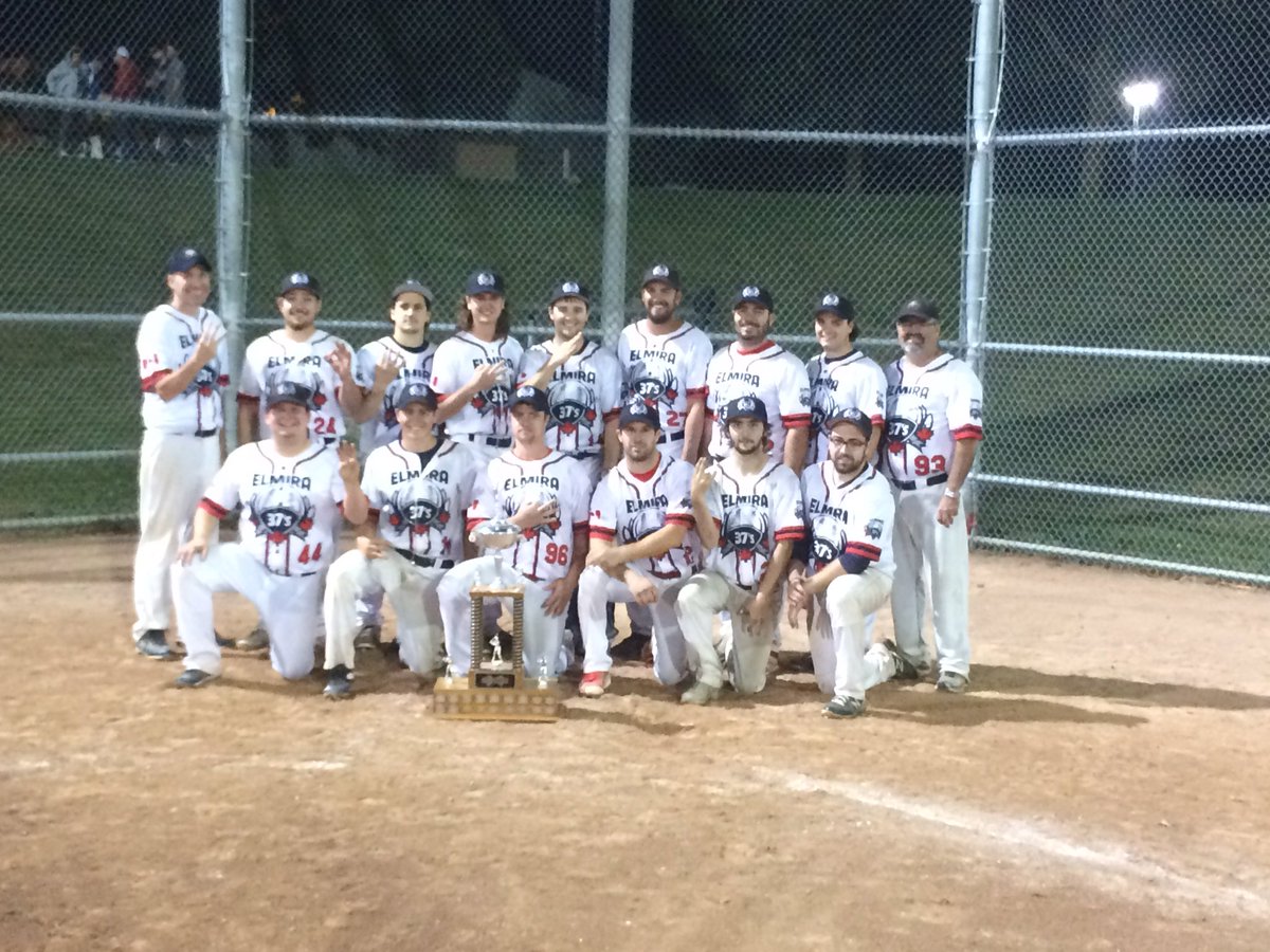 KFLFastball's tweet image. Congratulations to the @Elmira_37s on winning their third #KFLchampionship in a row tonight. #Kitchener