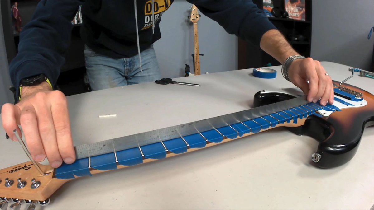 PoedyGuitars's tweet photo. @Rocksmithgame A sneak peak of what's to come on Monday's #RocksmithEncore where we'll take a deep dive into fretwork and setup. https://t.co/mRmxwfNGo9