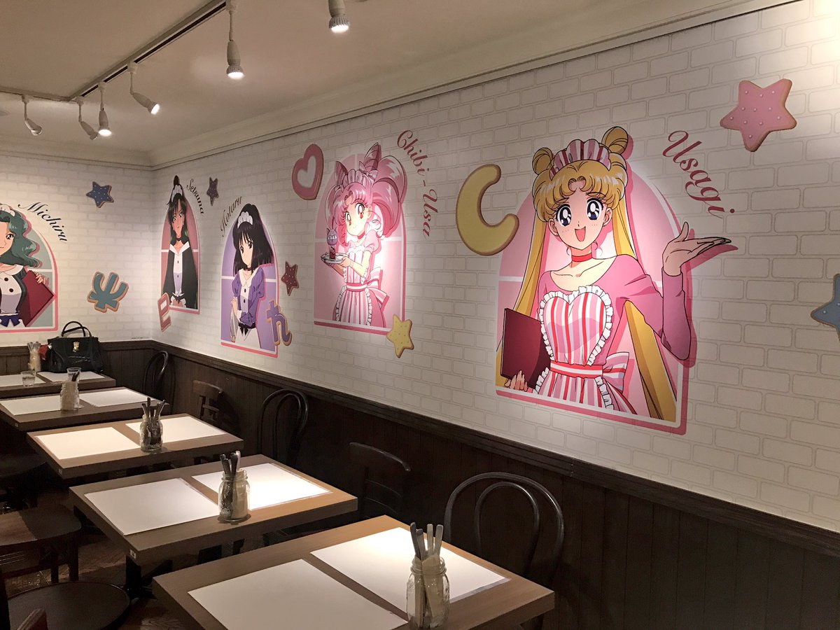 Sailormoon Obsession Some Pics Inside The Omotesando Box Sailormooncafe17 Super Cute Artwork Everywhere