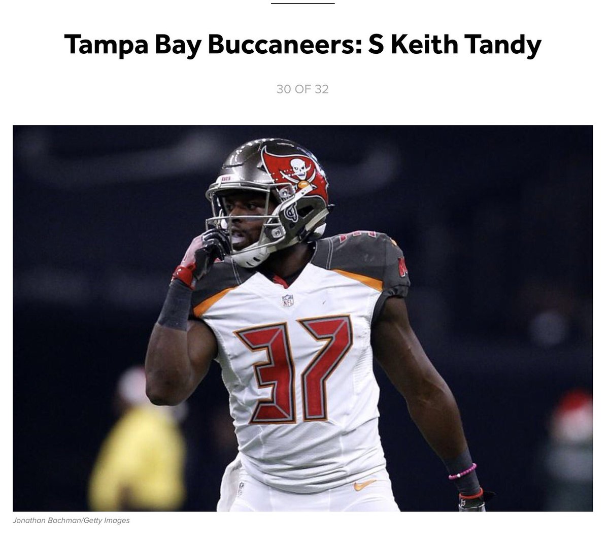 LifeInStPete's tweet photo. 🏈 @BleacherReport @BR_DougFarrar names @kytandy as @TBBuccaneers #HiddenGem! @nfl #SeigeTheDay #NoByeNoProblem #KeithTandy #Safety https://t.co/2Yts9zjCkf