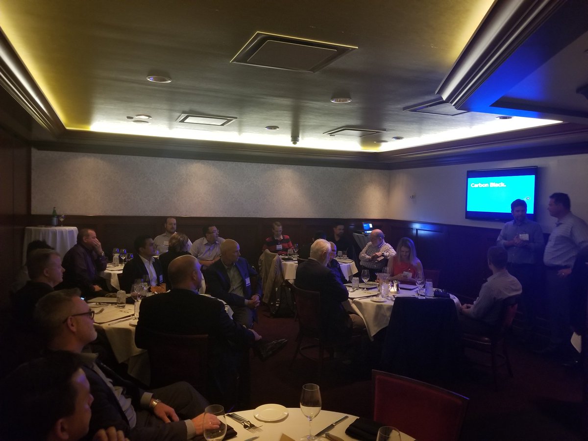 cxosyncLLC's tweet photo. @CIOsynergy @CarbonBlack_Inc hosting a #CISOdinner tonight in #Chicago #CISO #ITsecurity #ArmYourEndpoints https://t.co/x4C7QFi9Lu