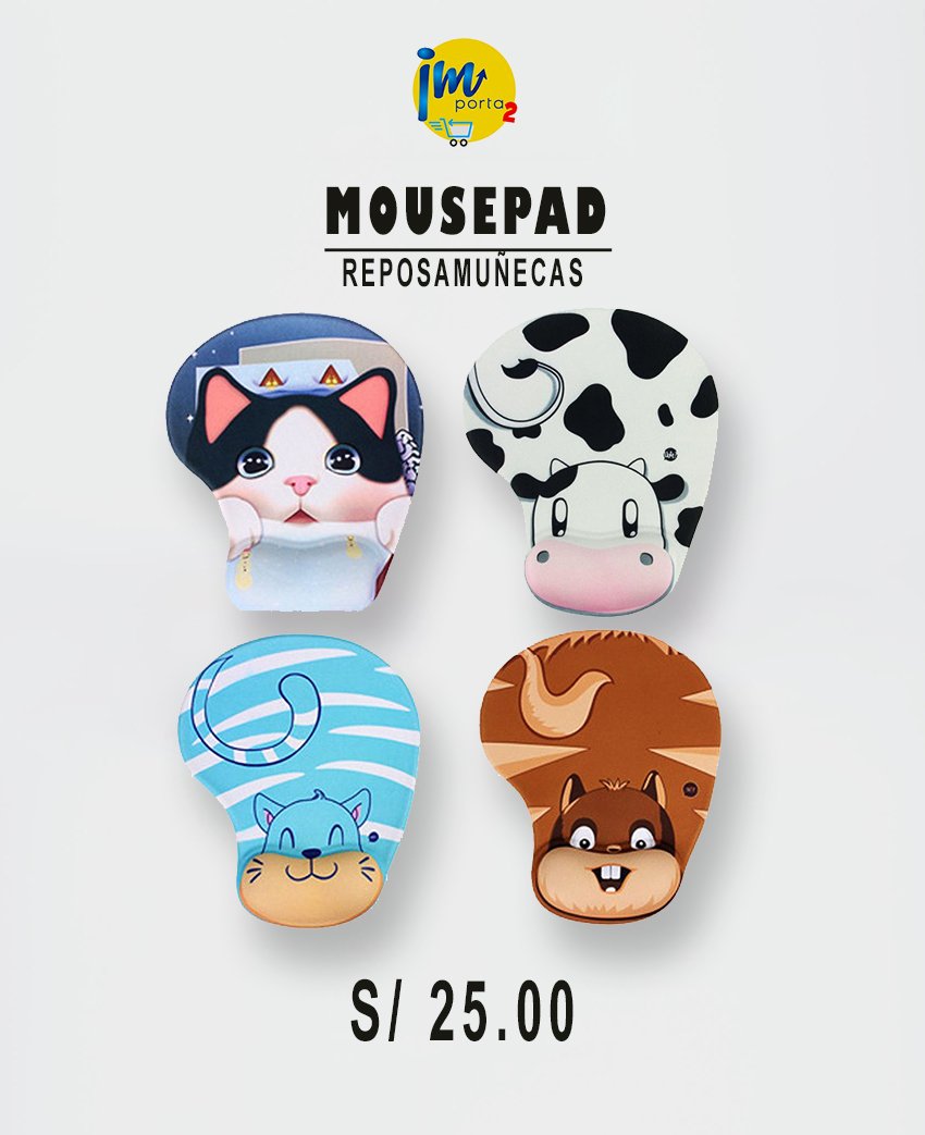 importa2peru's tweet image. #MousePad +  #reposamuñecas
Consultas :📲😍😇
#WhatsApp : 962822704
@PrattsBananas @BananaFaerie @vaquitadlbarrio