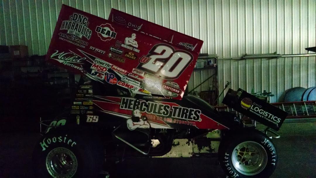 GregWilsonw20's tweet image. Old hot rod is ready for @EldoraSpeedway !Nice to get home.Making some changes trying to improve.#neverquitlearning