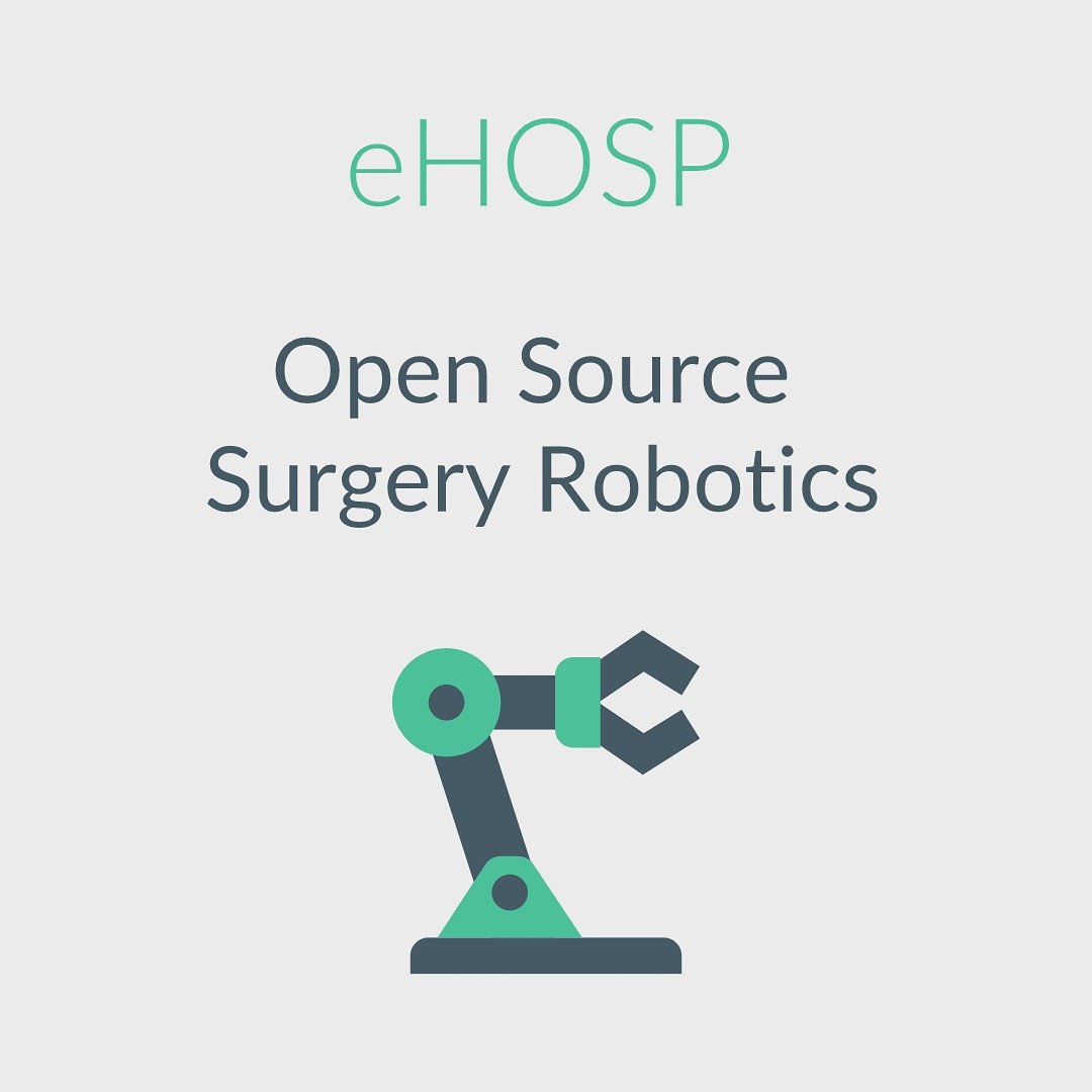 ehospgr's tweet photo. #Open #Source #Surgery #Robotics #cloud #healthcare #health #engineering #innovation  #design #like #support #follow #tech #medicine #ai https://t.co/QGpjedIn1a