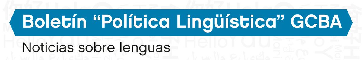 analiakandel's tweet photo. Boletín “Política Lingüística” GCBA Nº 157 https://t.co/n1m5jNYzuj #IdiomasBA https://t.co/V0fcZfngGe
