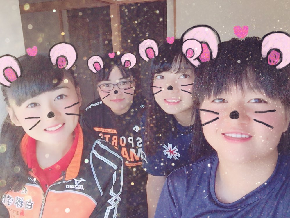 B10Juria's tweet photo. 国体合宿3日目☀️
今日であゆとあみちゃんバイバイ😢
ラスト頑張ろう！！ https://t.co/DzBjUe6xX6