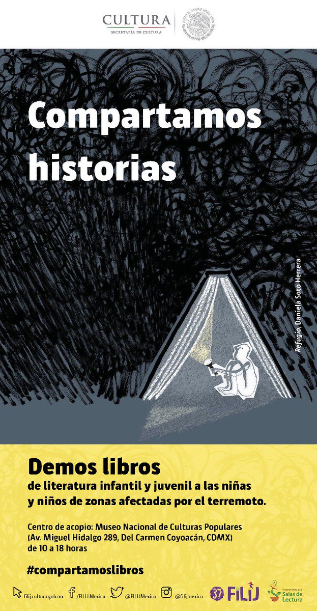 Llevaremos libros a las zonas afectadas, por ello necesitamos de tu apoyo compartiendo libros de literatura infantil y juvenil.