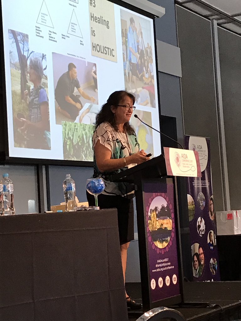 RMokak's tweet photo. Martina Kamaka: as Indigenous doctors we have Kuleana (responsibility) to our communities and our ancestors #AIDA2017 @LowitjaInstitut https://t.co/iz9KjZQMiR