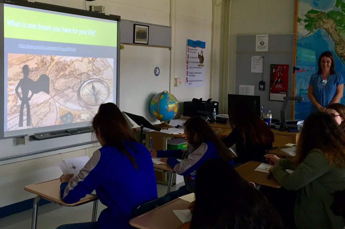 Everitt MS Students share their dreams during awesome Life Skills Lesson! #GOALS #RiseAbove #GotSkills <a href="/BDSStudentSvcs/">BDS Student Services</a> <a href="/realdonnarich/">Donna Richardson</a>